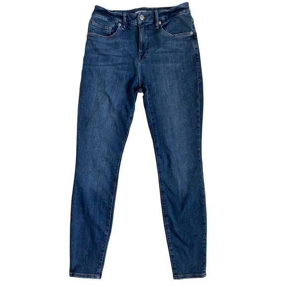 Good American Denim - Good American Good Legs High‎ Rise Skinny Jeans Blue GLRH899VT 8/29 Distressed